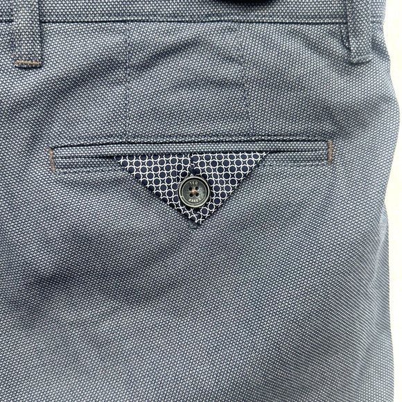 Ted Baker Penguin Slim Fit Classic Trouser Pants Mid Blue Mens Size 31R 31X31 - Picture 4 of 9